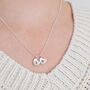 Custom Hand Stamped Sweetheart Necklace, thumbnail 1 of 8