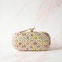 Rajasthan Multi Colour Bird Clasp Clutch, thumbnail 1 of 4