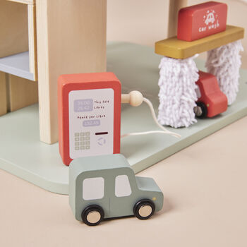 Just Bee Kids Wooden Toy Garage Fsc®, 3 of 5