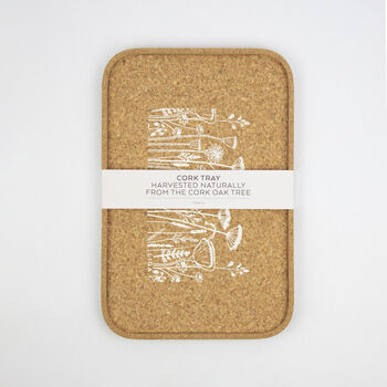 Cork Tray | Flowers, 4 of 4