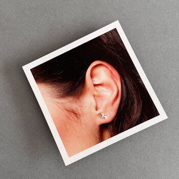 Keep Going Sterling Silver Horse Earrings, 7 of 8