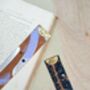 Personalised Hand Painted Soft Leather Bookmark, thumbnail 2 of 2