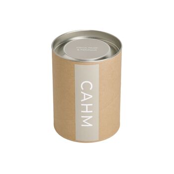 Citrus Musk And Patchouli Luxury Candle, 3 of 4