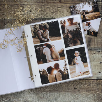 Extra Large Personalised Slip In Wedding Photo Album, 4 of 5