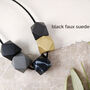 Black Marble And Brass Geometric Necklace, thumbnail 5 of 8