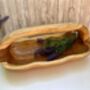 Hand Carved Teak Wooden Root Trug Flower Holder Storage, thumbnail 6 of 8