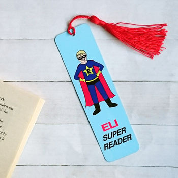Design Your Own Superboy Bookmark Gift For Boy, 2 of 4