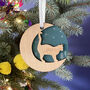 Starry Cat Personalised Christmas Decoration, thumbnail 6 of 6