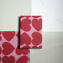 Love Heart Recyclable Wrapping Paper, thumbnail 1 of 3