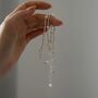 Taina Ivory Silver Pearl Ball Charm Necklace, thumbnail 7 of 7