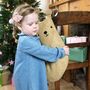 Bear Handmade Felt Dress Up Christmas Stocking, thumbnail 1 of 12