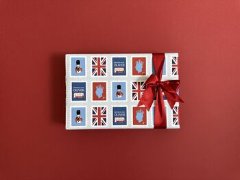 Personalised London Stamp Wrapping Paper, 2 of 4