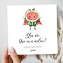 Melon Pun Birthday Card For Her Or Him, You Are One In A Melon, thumbnail 1 of 2