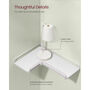 Floating Shelves Set L Shaped Corner Wall Shelves Rack, thumbnail 7 of 9