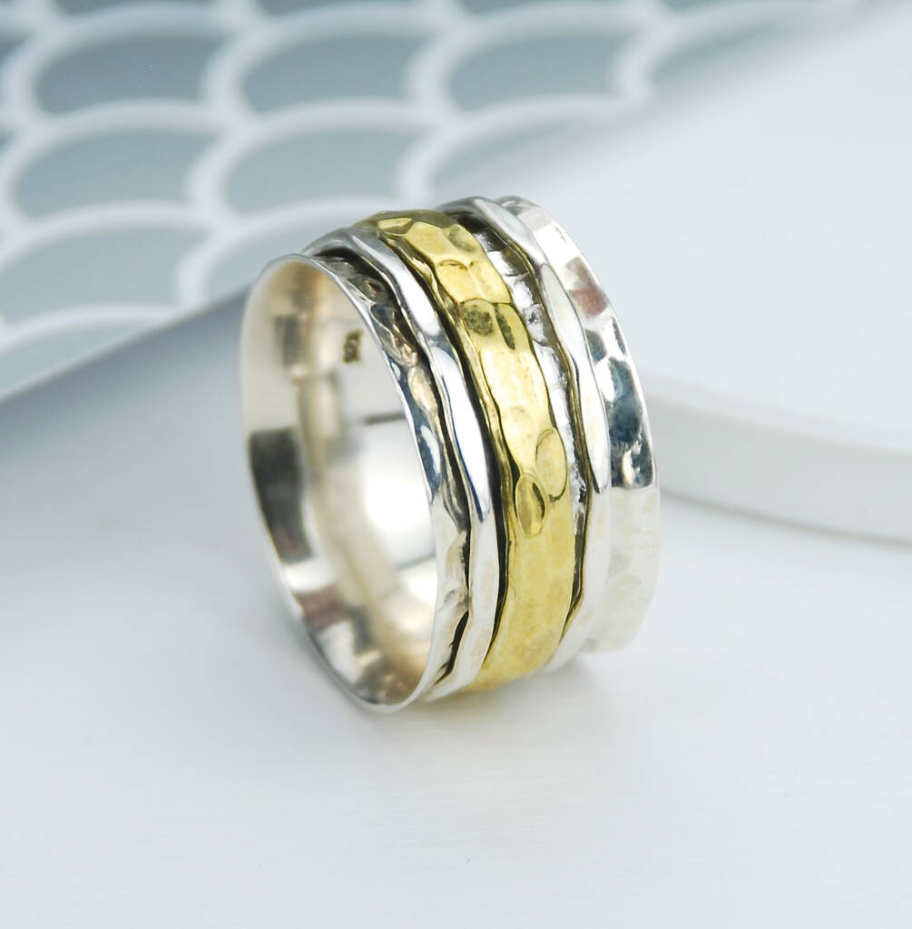 Flute Sterling Silver Spinning Ring By Penelopetom