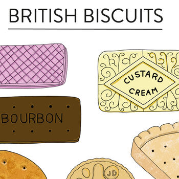 British Biscuit Selection Print, 3 of 7