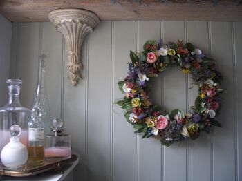 Summer Wedding Rosey Posy Decorative Wreath, 7 of 8