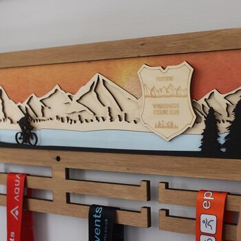 Cycling 3D Medal Hanger, 6 of 6