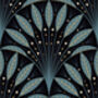 Art Deco Style Fanned Leaf Wallpaper, thumbnail 6 of 6