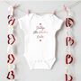 Personalised Mummy's Little Valentine Babygrow Or Sleepsuit, thumbnail 2 of 3