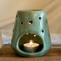 Green Ceramic Wax Melt Burner And Wax Melts Gift Set, thumbnail 2 of 9