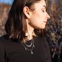 Rainbow Moonstone Layered Necklace, thumbnail 5 of 6