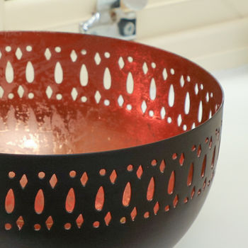 Decorative Black And Copper Bowl, 5 of 8