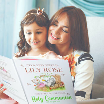 Personalised Holy Communion Gift Book Of Blessings, 7 of 12