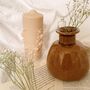 Vintage Romantic Style Floral Beige Handmade Soy Candle, thumbnail 2 of 3