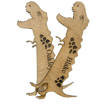 Personalised Dinosaur Bookmark, 2 of 3