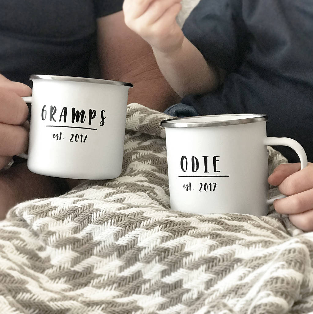 Matching Personalised Mug Set By Precious Little Plum