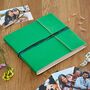 Distressed Coloured Three String Leather Photo Album, thumbnail 6 of 10