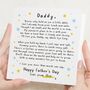 Personalised Daddy Fathers Day Card From, thumbnail 1 of 7