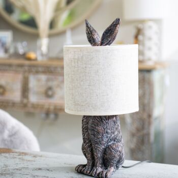 Hiding Rabbit Table Lamp With Shade, 3 of 5