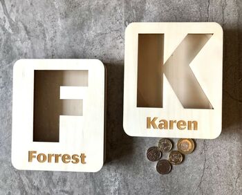 Letter Personalised Money Box, 7 of 7