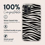 Zebra Print, Biodegradable Phone Case, thumbnail 2 of 8