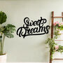 Contemporary Metal Sweet Dreams Wall Decor For Bedroom, thumbnail 1 of 11