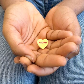 Au Dhd Heart Pin Badge, 2 of 12