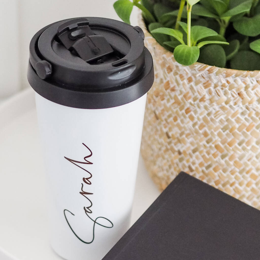 Personalised Travel Mug By Birdie Barn