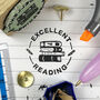 Teacher Stamp 'Excellent Reading', thumbnail 1 of 5