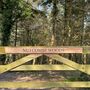 Engraved Wooden Gate Sign, thumbnail 6 of 11