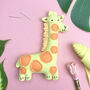Gloria The Giraffe Felt Sewing Kit, thumbnail 1 of 9