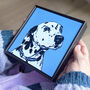 Personalised Pet Portrait Framed Tile, thumbnail 3 of 5