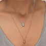 Teardrop Necklace With Slider Clasp, thumbnail 1 of 7