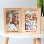 Personalised Solid Oak Hinged Photo Frame, thumbnail 1 of 6