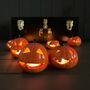 Pumpkin Halloween Decoration With Tealight, thumbnail 3 of 4