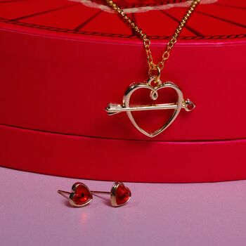 Harry Potter Amortentia Necklace And Stud Earring Gift Set, 2 of 7