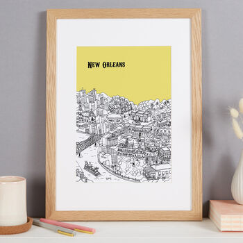 Personalised New Orleans Print, 7 of 10
