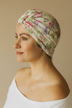 Satin Lined Turban Headwrap – Protective Chemo And Hair Loss Headwear, 4 of 10
