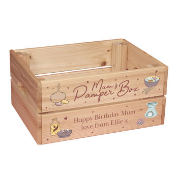 Personalised Pamper Night Treat Crate, 2 of 2